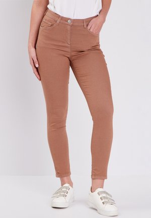 5-POCKET - Jeans Skinny Fit - marron