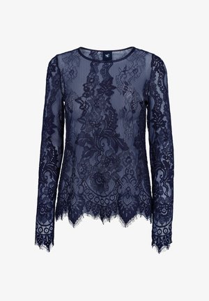 NÜ Denmark, CHARLOTTE TOP L/S - Bluse - navy