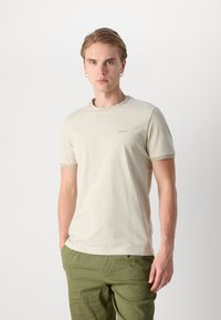 BOSS TAUL - Paprasti marškinėliai - light beige