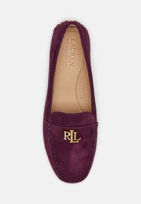 Lauren Ralph Lauren BARNSBURY SUEDE LOAFER - Moccasins - pinot noir