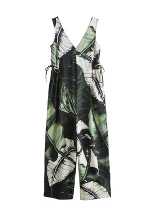 TALL FIT  V-NECK - Overal - black green