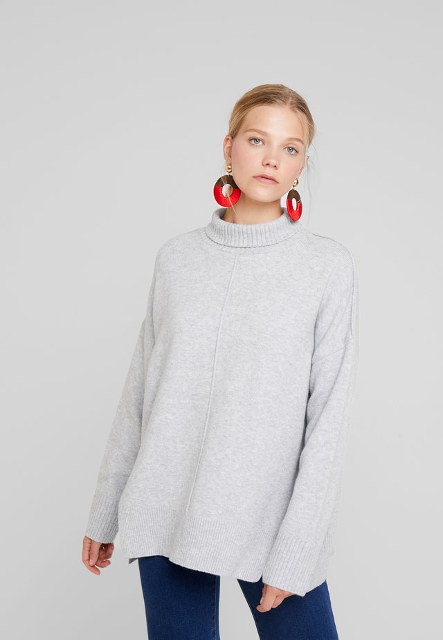 RIVER JUMPER - Strikkegenser - light grey melange