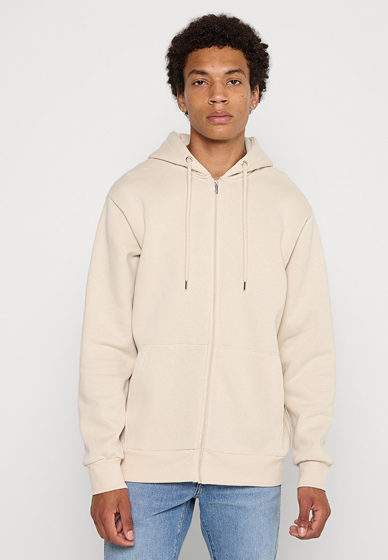 Selected Homme Sweater met rits grijs