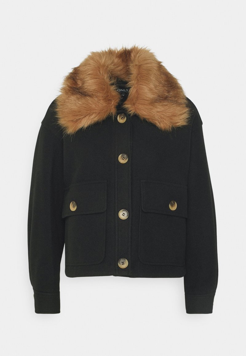 Only Petite Lichte jas zwart