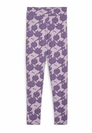 ESS BLOSSOM AOP - Leggings - grape mist