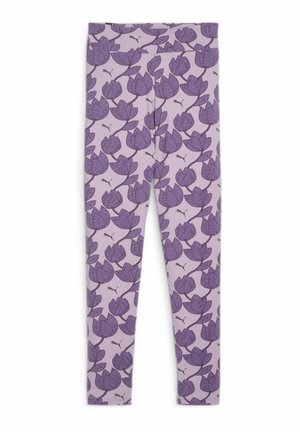 Puma ESS BLOSSOM AOP - Leggings - grape mist