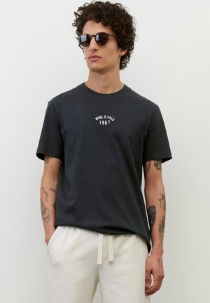 Print T-shirt - dark navy
