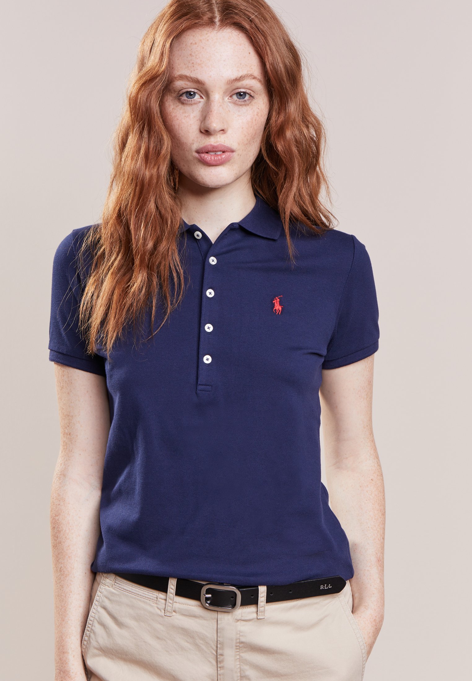 navy short sleeve ralph lauren shirt