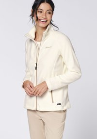 Chiemsee IM BASIC-LOOK - Fleece jacket - marshmallow