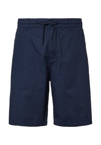 Marine zwemshorts gemaakt van textuurstof, met een elastische tailleband en een trekkoord voor een verstelbare pasvorm en een klassieke snit.