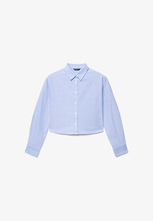 Calliope, CAMICIA TINTA UNITA - Hemdbluse - celeste