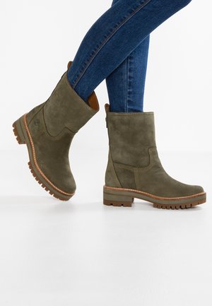 Plateaustøvletter - khaki