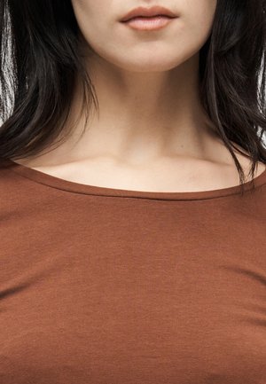 3 PACK - Camiseta de manga larga - egret/rose/brown