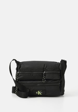 TECH UTILITY CROSSBODY - Borsa a tracolla - black/wild lime