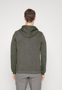 BALR. Q-SERIES STRAIGHT ZIPPED HOODIE - Tröja med dragkedja - grey