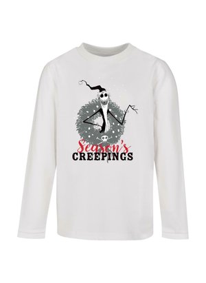 THE NIGHTMARE BEFORE CHRISTMAS - SEASONS CREEPINGS WREATH LONGSLEEVE - Sweatshirt - white