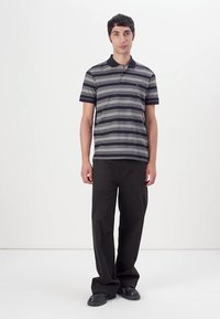 Tommy Hilfiger STRIPE STRUCTURE  - Pikeepaita - desert sky/mid grey