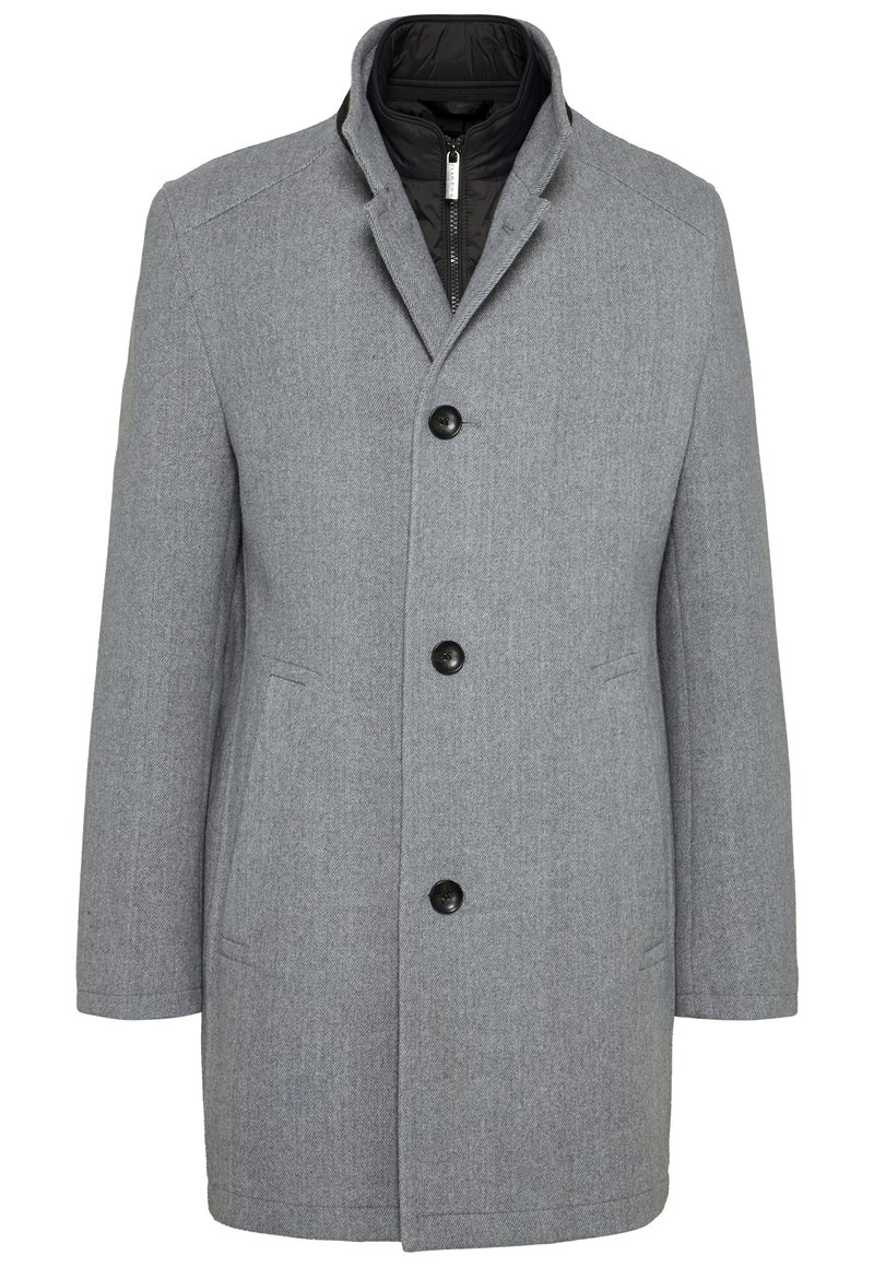 Bugatti Halflange jas lichtgrijs