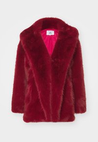 EXCLUSIVE FAUX FUR BOULDER - Winter coat - burgundy