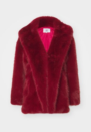 Hotel Mahfouf EXCLUSIVE FAUX FUR BOULDER - Zimski kaput - burgundy