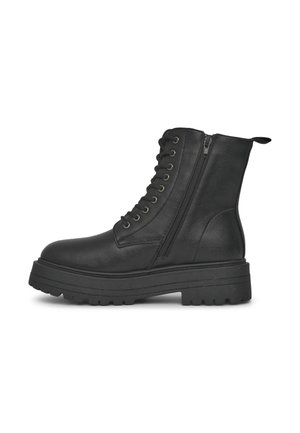 Stivaletti con plateau - nero