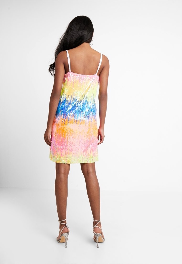 Robe longue fluide imprimée - Orange imprimé - Femme - 8.10€ - Kiabi