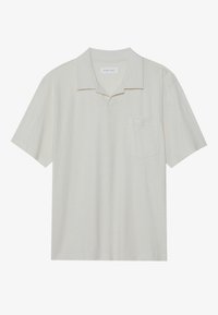 LINEN MIX POLO SHIRT - Polo shirt - off-white