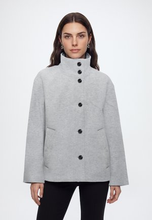 JDY, JDYVIVIA SHORT JACKET - Short coat - light grey melange