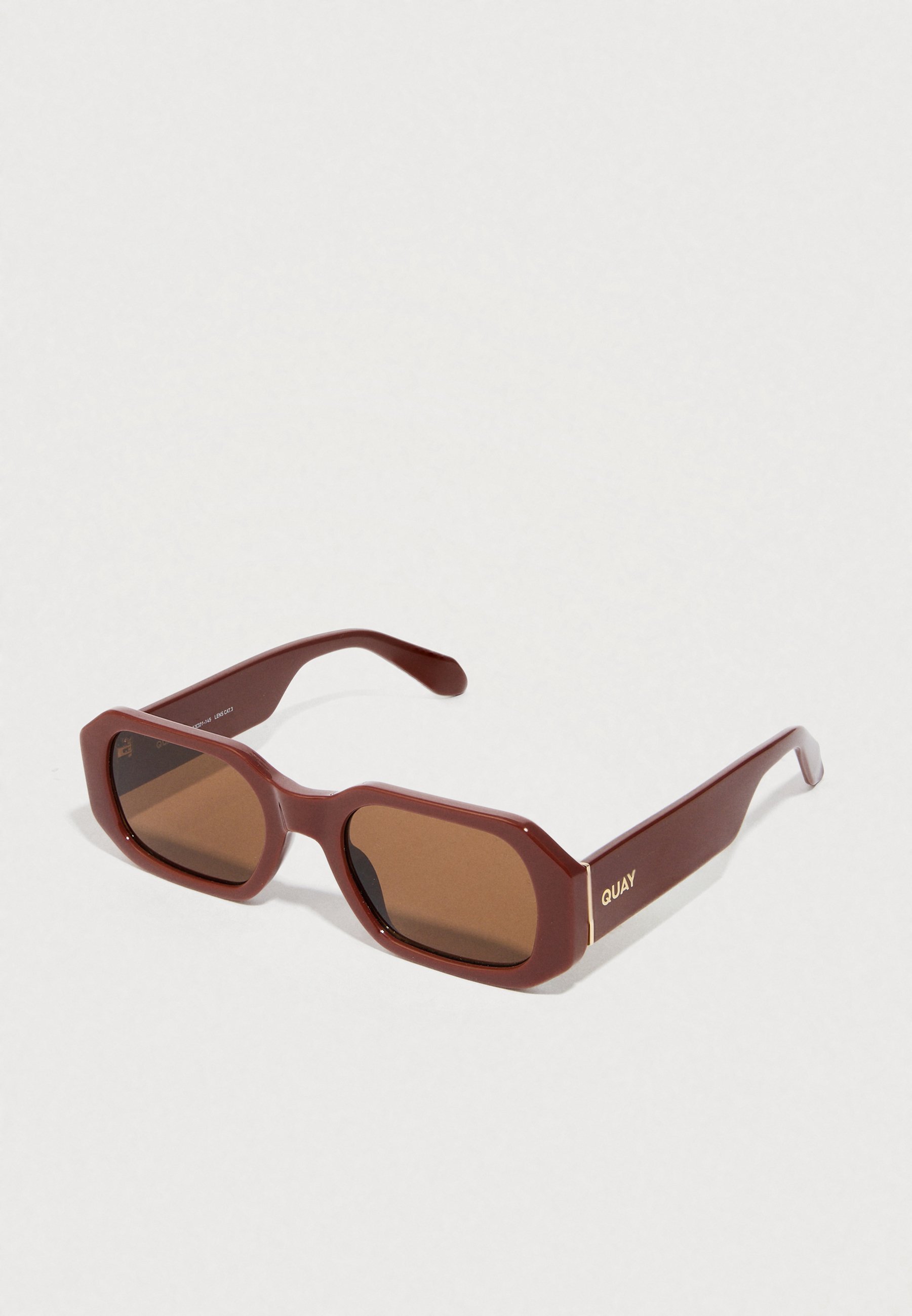 Quay Australia Sunglasses - Burgundy and Gold QUAY High Key Aviator Sunglasses - Women main image 3