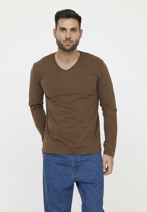 AJESSY ML - T-shirt à manches longues - brown