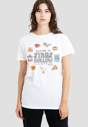 Warner Brothers, GILMORE GIRLS WELCOME TO STARS HOLLOW ICONS - Print T-shirt - white