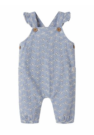 Kavbojke z naramnicami - zen blue