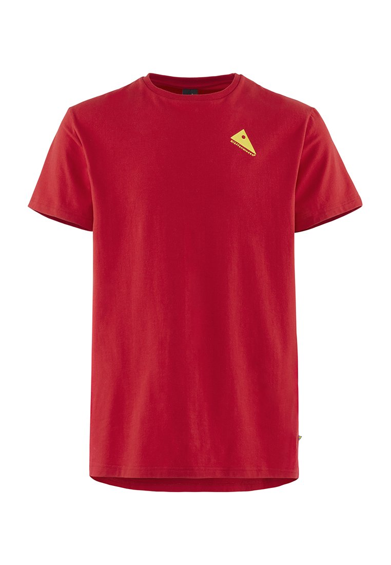 Klättermusen T-shirt print rood