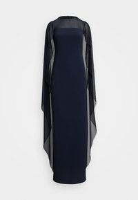 CAPE GEORGETTE GOWN - Iltapuku - navy