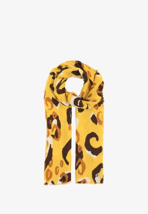 FRAAS, PLAYFUL XL LEO PRINT STOLA - Scarf - yellow