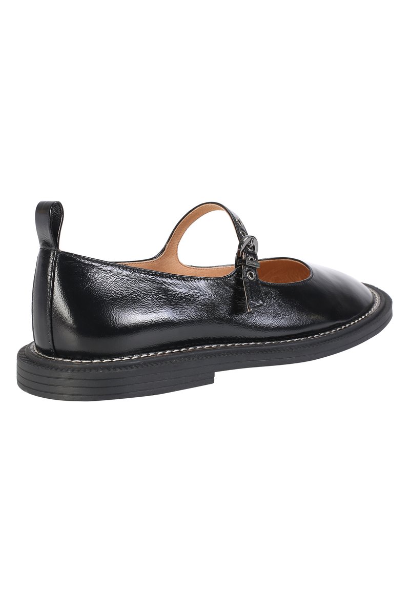 Damen Klassische Ballerinas | Ekonika Riemchenballerina black/schwarz - MA11648 Damen Klassische Ballerinas | Ekonika Riemchenballerina black/schwarz - MA11648