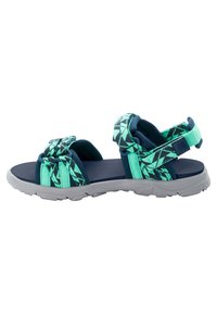 Jack Wolfskin - 2 IN 1  - Vaikščiojimo sandalai - blue /green Miniatiūros vaizdas 1