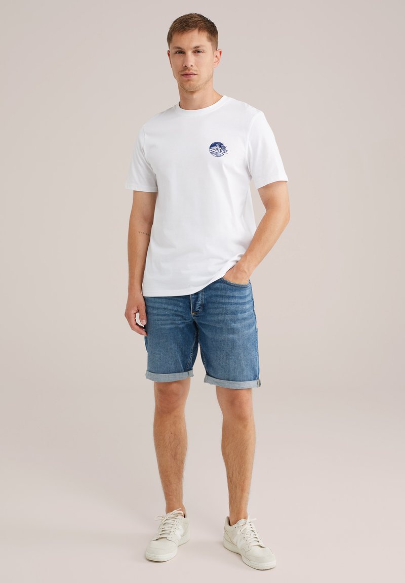 WE Fashion Jeansshort donkerblauw WE Fashion Jeansshort donkerblauw
