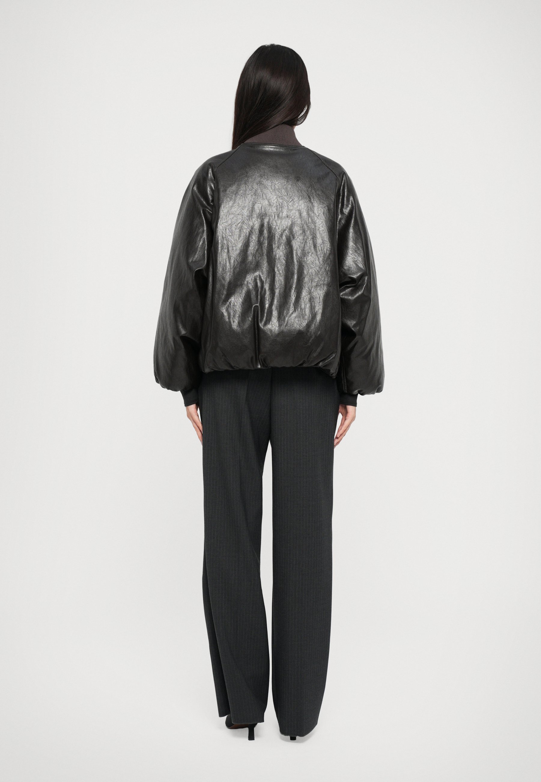 Weekend Max Mara POTENTE - Imitatieleren jas - cioccolato