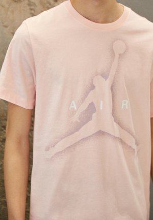 T-shirt med print - pink