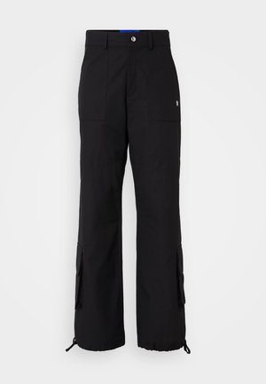PEQUS, UNISEX - Pantalon cargo - black