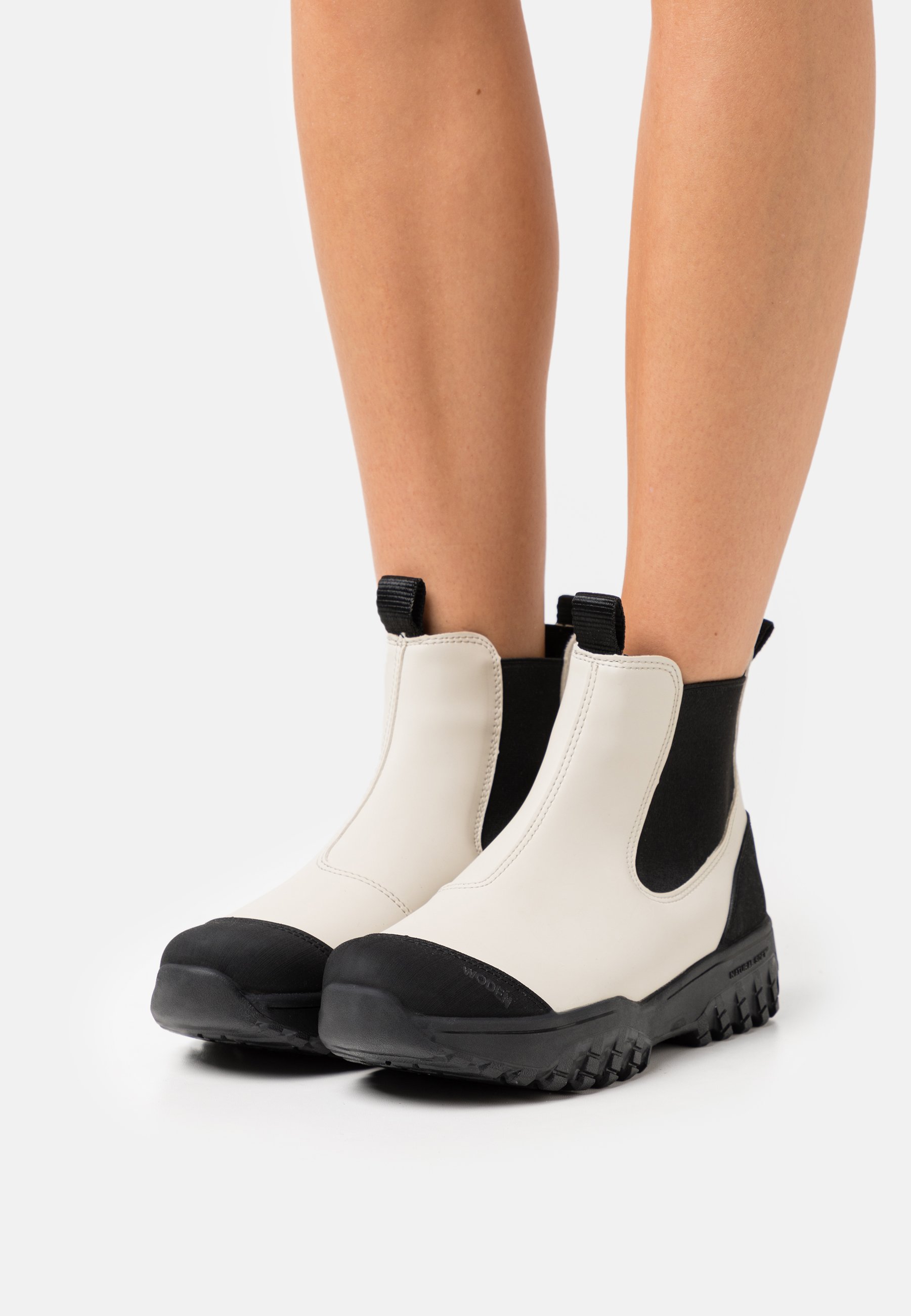 Woden MAGDA - Korte laarzen - oat meal/crème - Zalando.nl