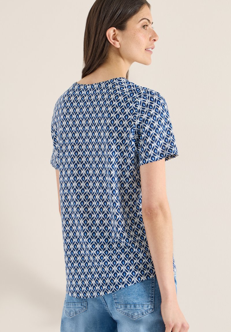 Cecil Linen Solid Maglietta Donna A Maniche Corte, Collezione Casual, Tessuto Di Qualità, Vestibilità Comoda