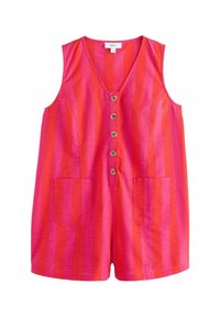 Next REGULAR FIT V-NECK  - Kezeslábas - pink red stripe
