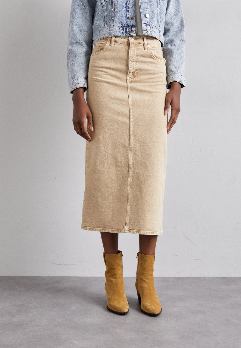 Maje Jupe en jean - brown