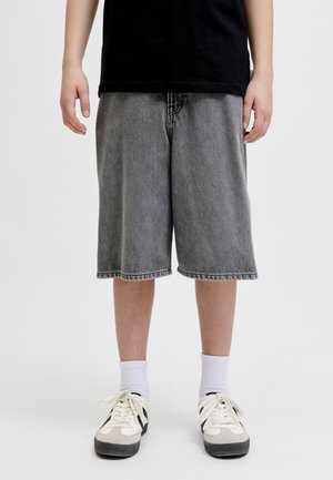 Jack & Jones Junior JJIRON JJORIGINAL - Kratke hlače od trapera - black denim