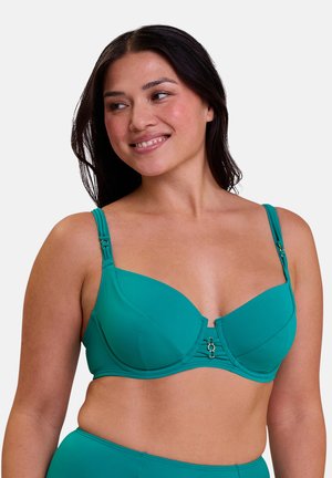 MOOREA - Haut de bikini - bleu gazon