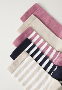 Anna Field 5 PACK - Κάλτσες - mauve/dark vlue/beige