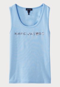 SEQUIN DAISY TANK - Top - sky blue
