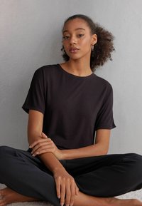 Intimissimi T-Shirt basic - schwarz black